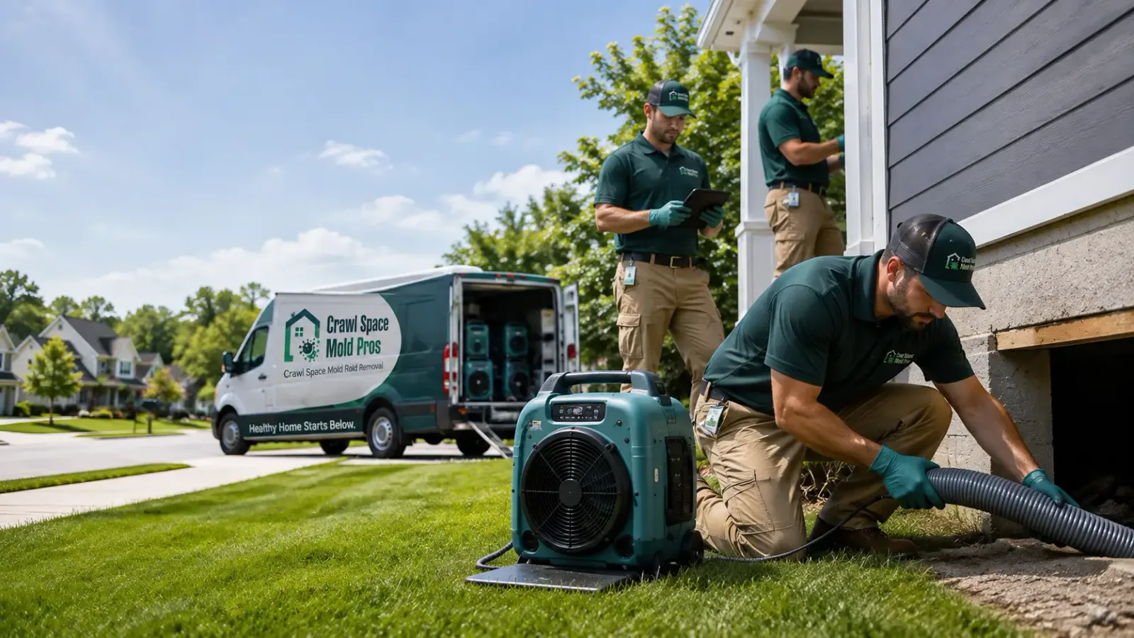 Crawl Space Mold Removal in Racine, WI